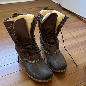 LLBean lined winter boots